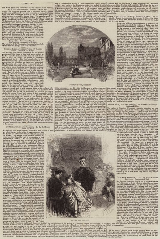 Merchant of Venice, by William Shakespeare by Myles Birket Foster