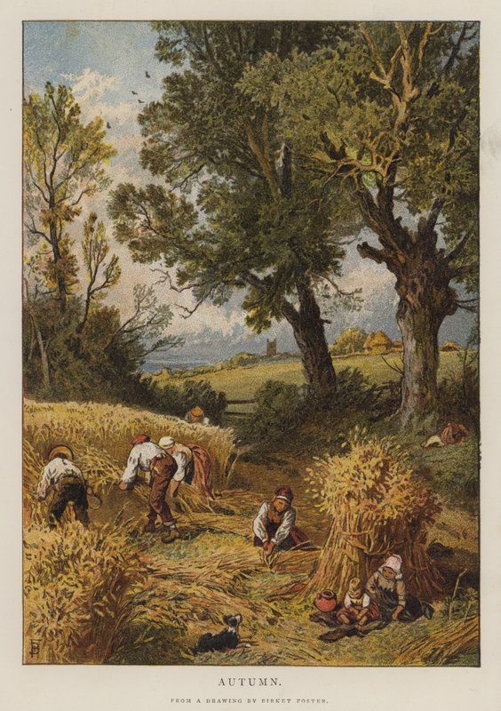 Autumn by Myles Birket (after) Foster