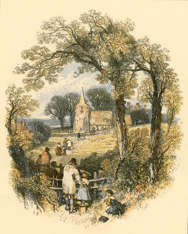 The Sabbath by Myles Birket Foster