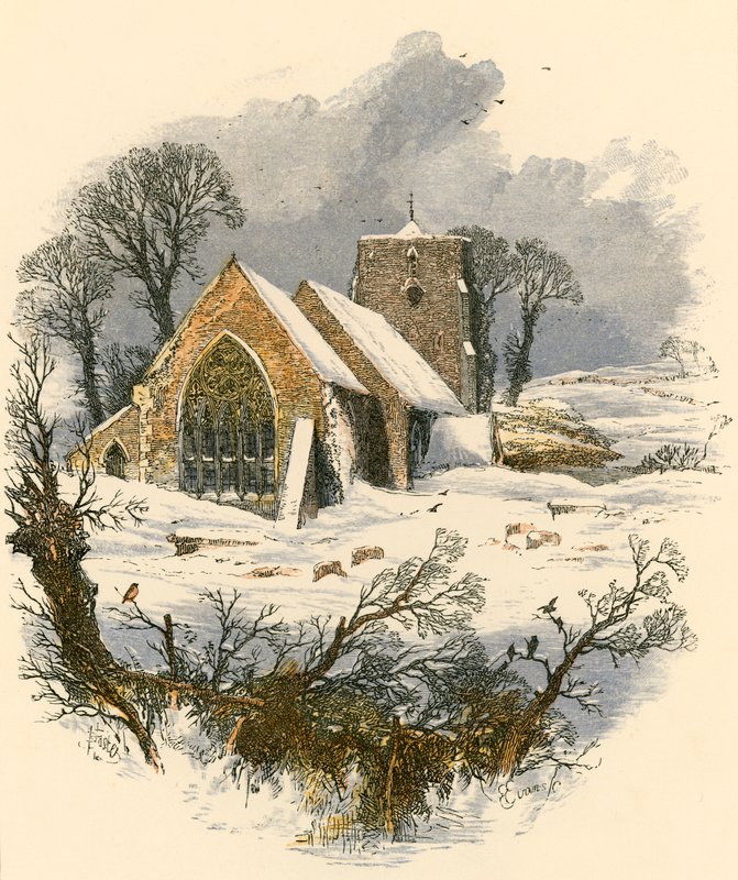 Winter Sabbath walk by Myles Birket Foster