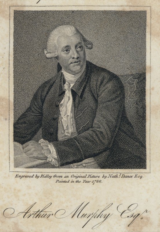 Arthur Murphy, Irish writer by Nathaniel (after) Dance Holland