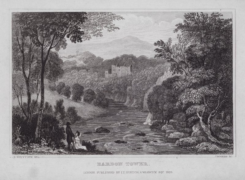 Bardon Tower by Nathaniel (after) Whittock
