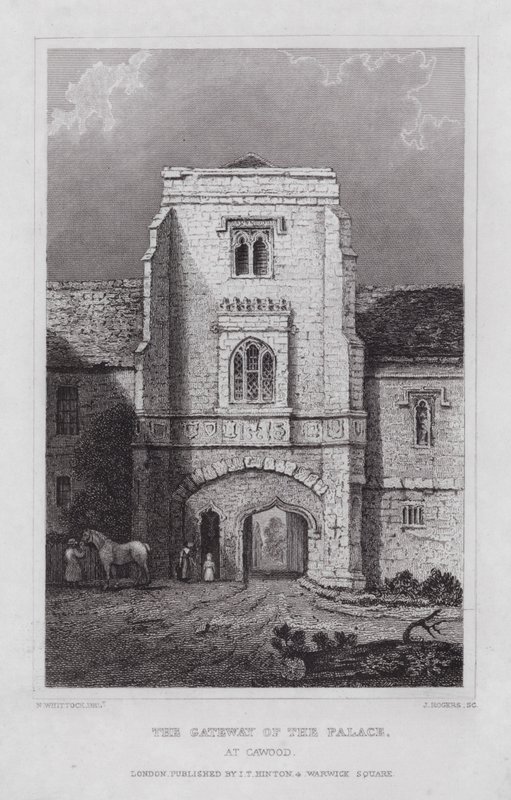 The Gateway of the Palace, at Cawood by Nathaniel (after) Whittock