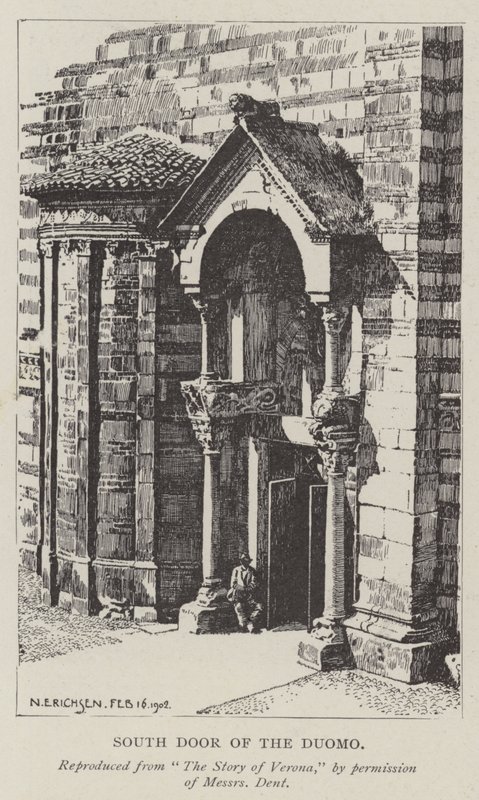 South Door of the Duomo by Nelly Erichsen