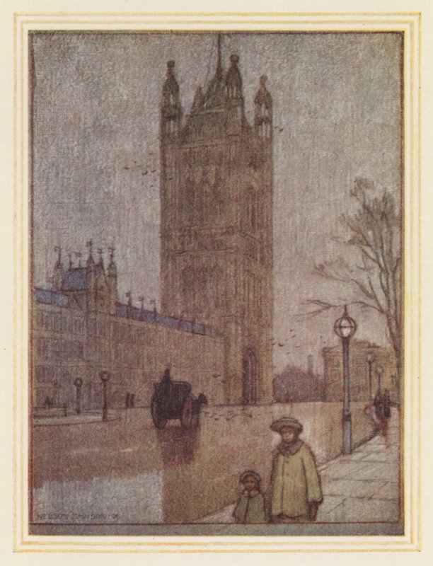 The Victoria Tower, House of Lords by Nelson Dawson
