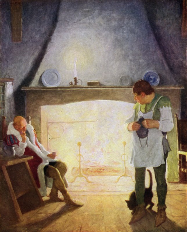 Illustration for The Black Arrow by Robert Louis Stevenson by Newell Convers Wyeth