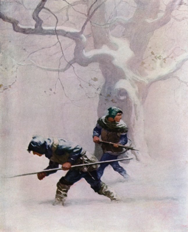 Illustration for The Black Arrow by Robert Louis Stevenson by Newell Convers Wyeth