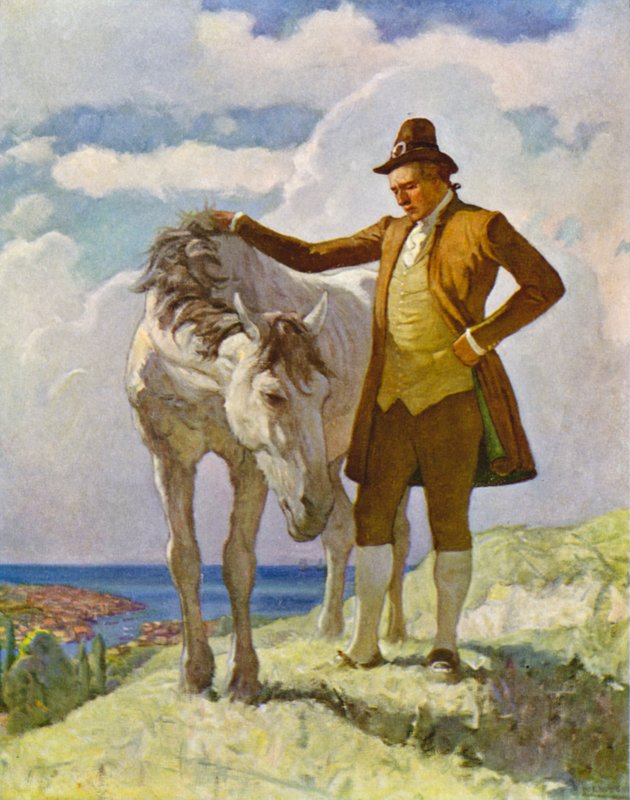 Sir Nat and the Horse by Newell Convers Wyeth
