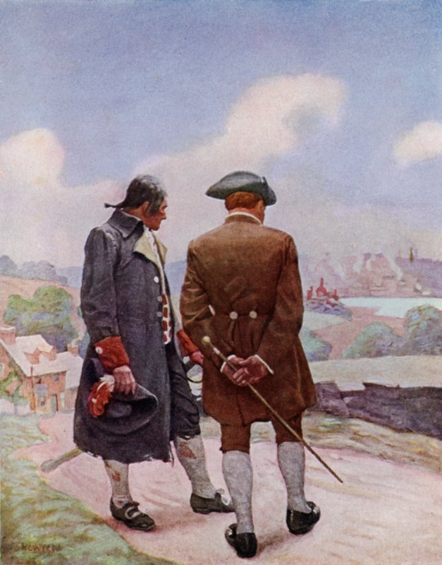 Illustration for Kidnapped by Robert Louis Stevenson by Newell Convers (after) Wyeth