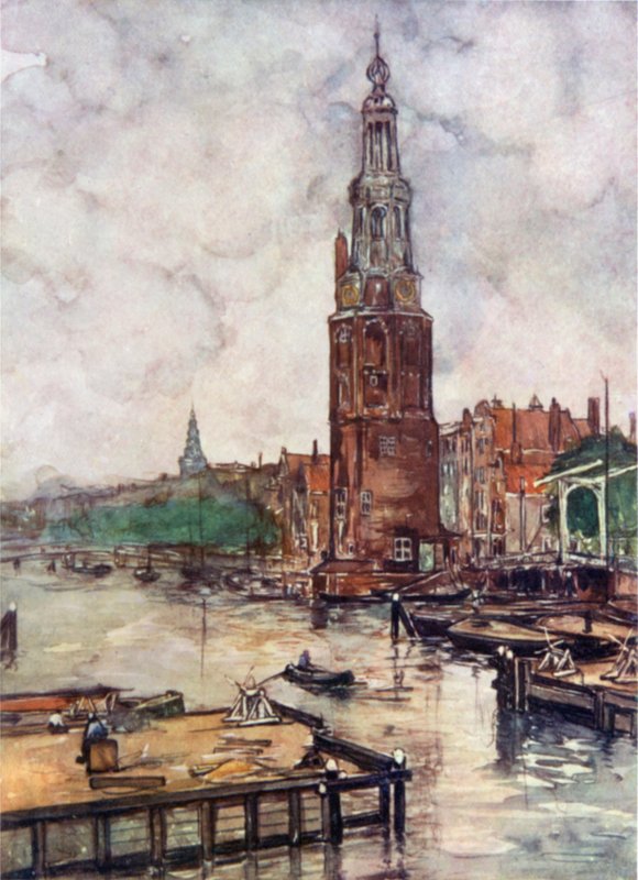 Montelbaanstoren, Amsterdam by Nico Jungman