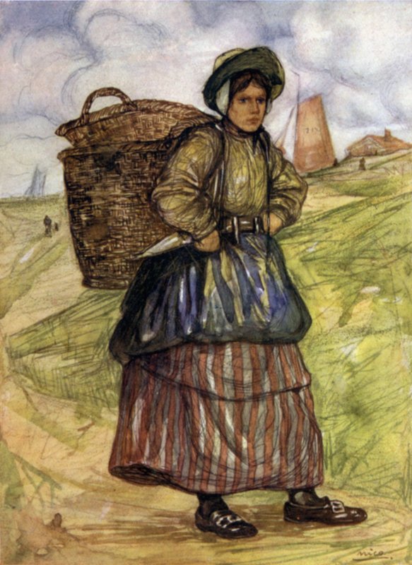 A Fisherwoman of Zandvoort by Nico Jungman