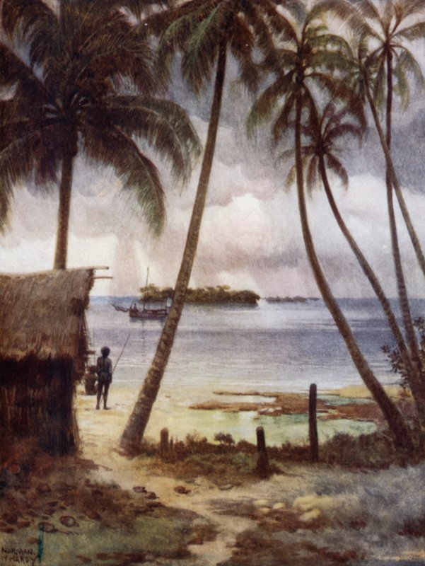 A Stormy Day in Rubiana Lagoon, Solomon Islands by Norman Hardy