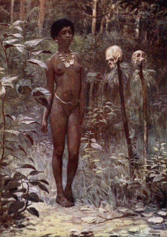A Tapu Virgin, British Solomon Islands by Norman Hardy