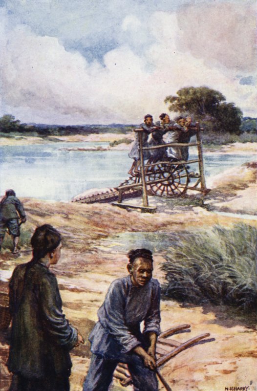 China: A waterwheel by Norman Hardy