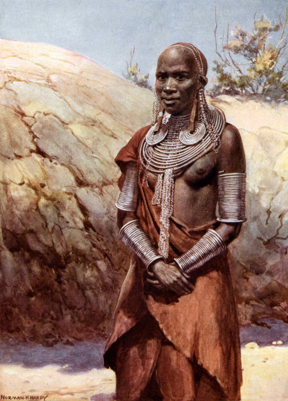 Masai Woman: British East Africa by Norman Hardy