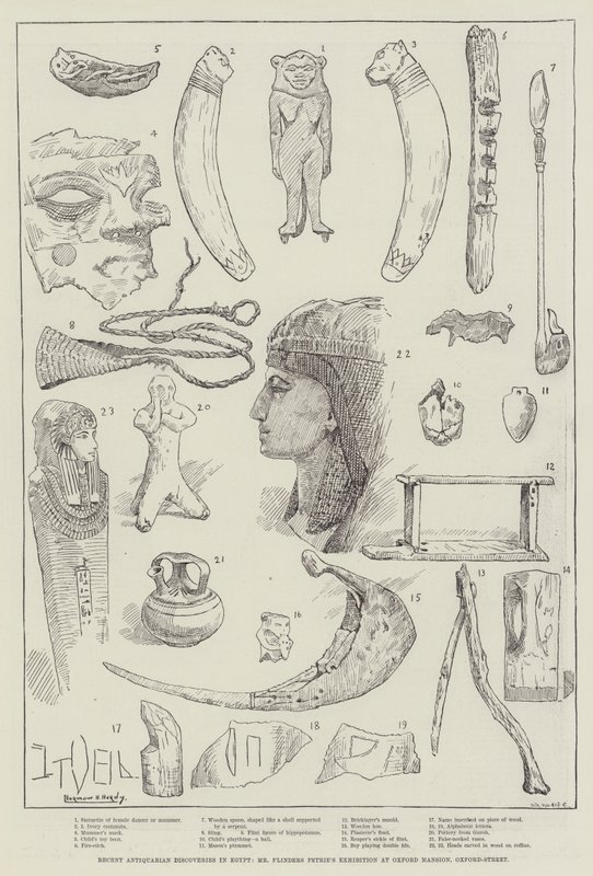 Recent Antiquarian Discoveries in Egypt, Mr Flinders Petrie