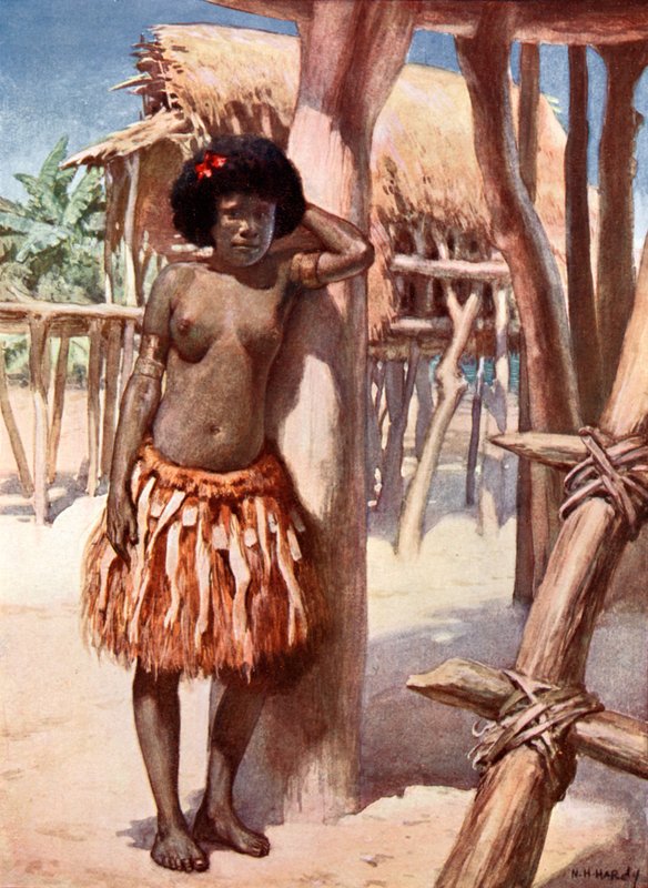 Woman of the Rigo District: British New Guinea by Norman Hardy