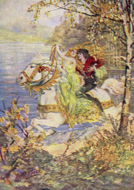 True Thomas and the Fair Queen by Norman Mills (after) Price