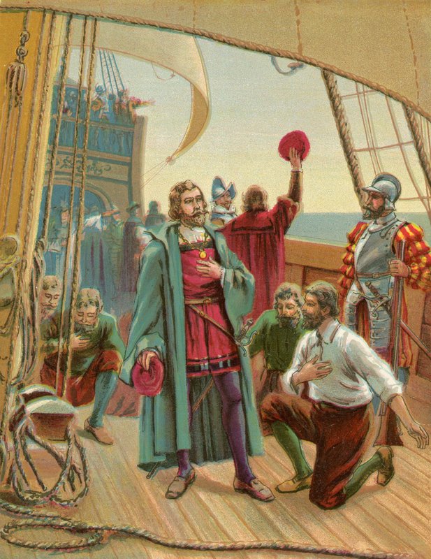 Columbus Discovering America by North American