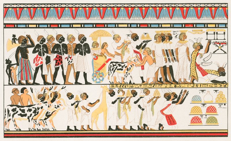 Hamitic art work: Wall inscriptions of Old Egypt by North American