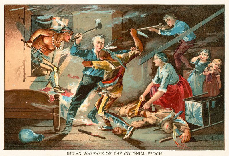 Indian Warfare of the Colonial Epoch by North American