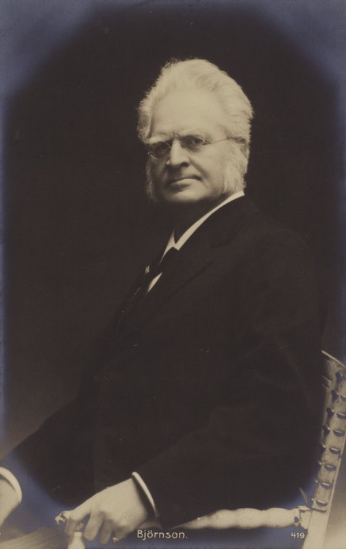 Bjornstjerne Bjornson (1832-1910), Norwegian Nobel Prize-winning writer by Norwegian Photographer