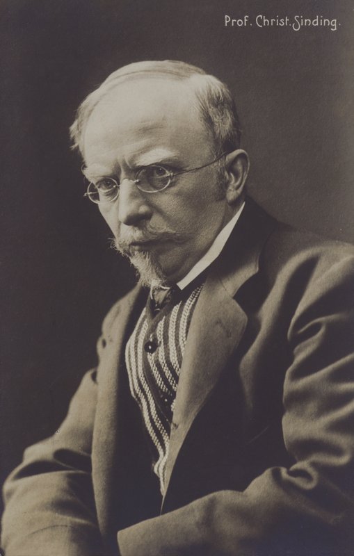 Christian Sinding, Norwegian composer by Norwegian Photographer