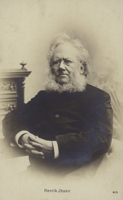 Henrik Ibsen, Norwegian Playwright by Norwegian Photographer