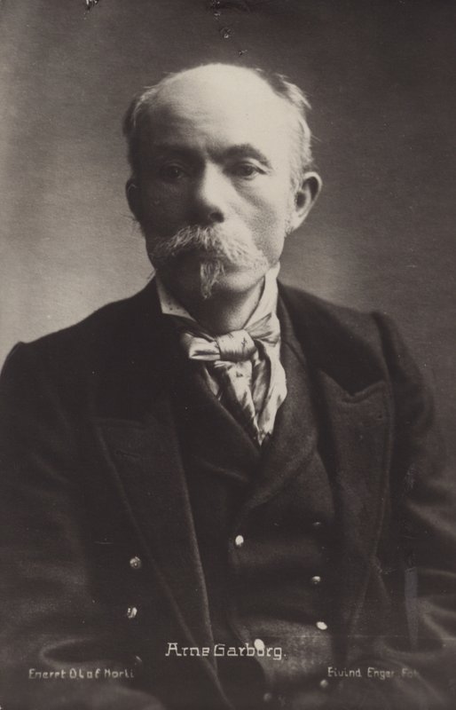Portrait of Arne Garborg by Norwegian Photographer