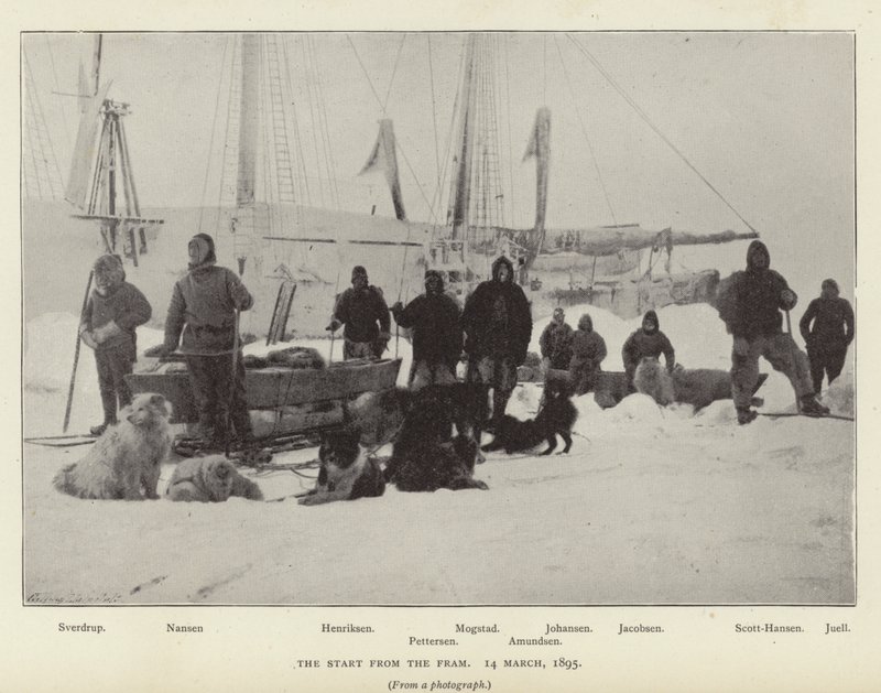 The start from the Fram by Norwegian Photographer