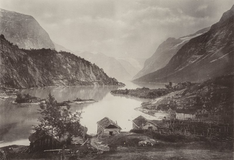 View of the Loen Lake, Nordfjord by Norwegian Photographer