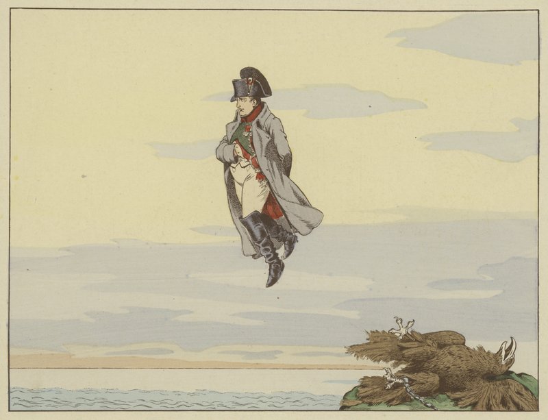 He rose into glory, and his eagle died by Onfray de Breville Job
