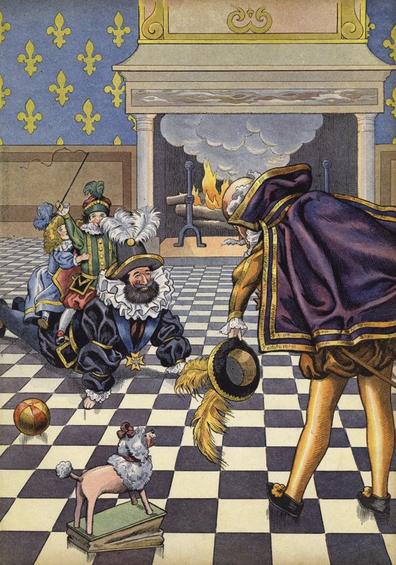 King Henry IV of France, Playing with Children by Onfray de Breville Job