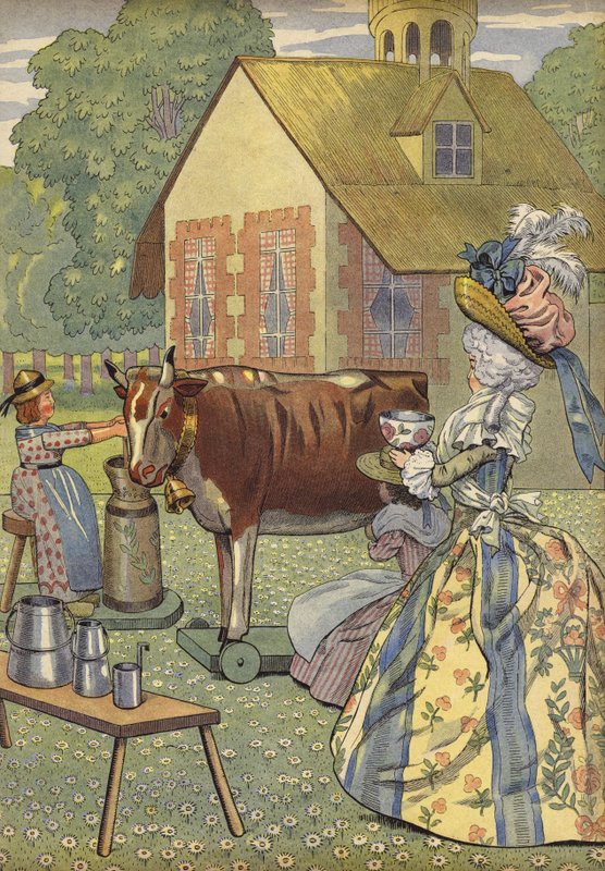 Marie-Antoinette at the Trianon by Onfray de Breville Job
