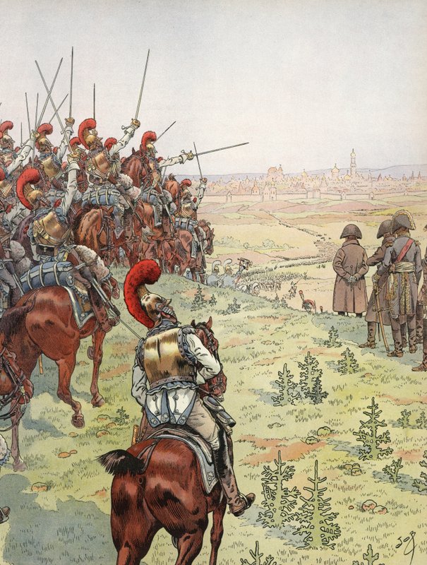 Napoleon, Prior to the Battle of Borodino, 7 September 1812 by Onfray de Breville Job
