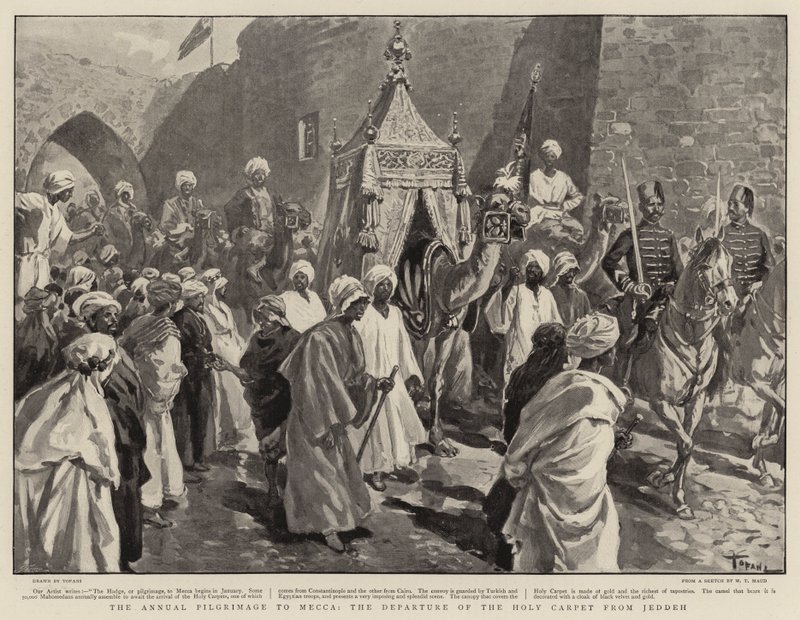 The Annual Pilgrimage to Mecca, the Departure of the Holy Carpet from Jeddeh by Oswaldo Tofani