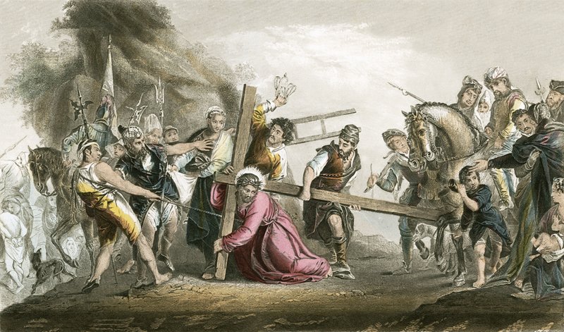 Christ bearing the cross by Paolo Veronese