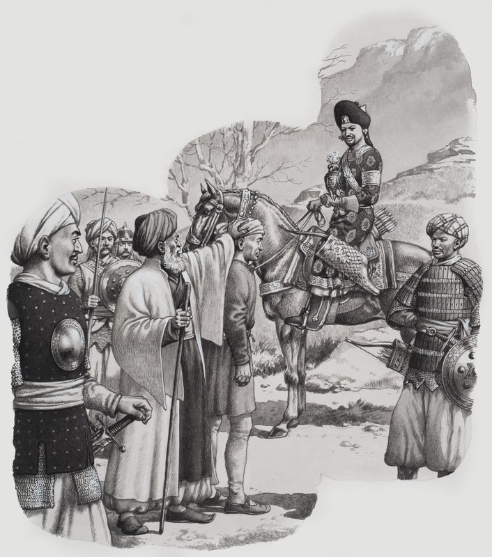 Janissaries by Pat (1907-95) Nicolle