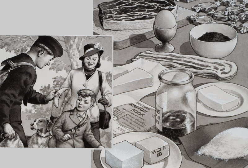 Wartime Rations by Pat (1907 95) Nicolle