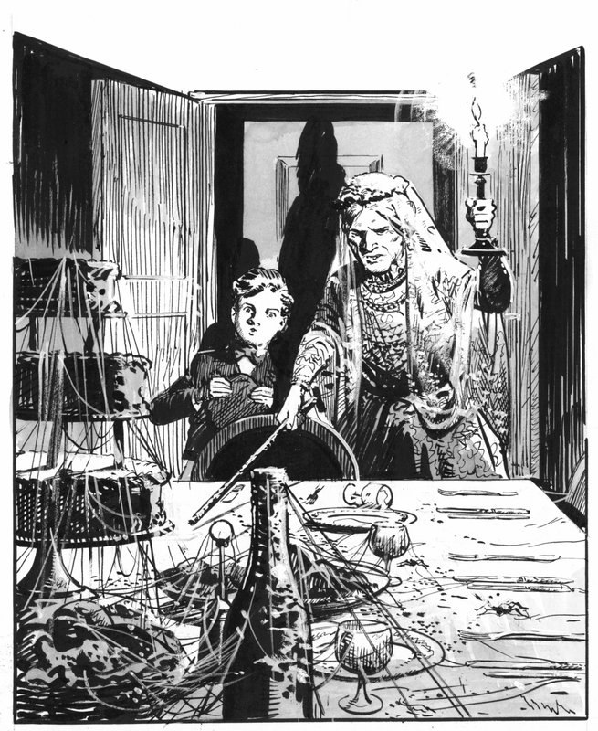 Illustration for Great Expectations by Charles Dickens by Pat (1907 95) Nicolle