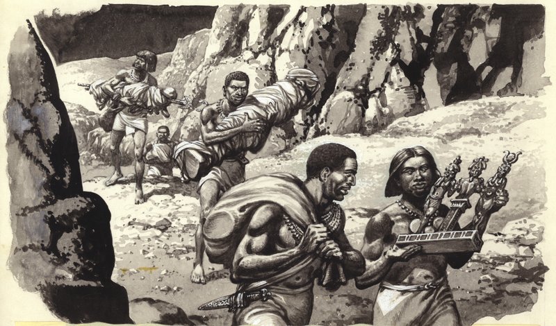 Robbers of the lost tombs of the pharaohs by Pat (1907 95) Nicolle