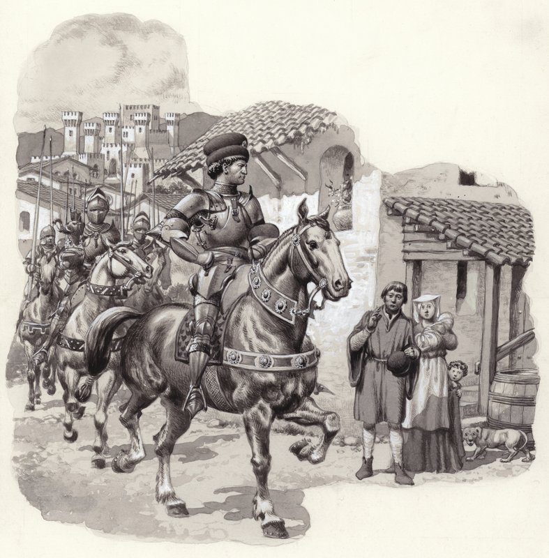 Sigismondo Malatesta, Italian mercenary by Pat (1907 95) Nicolle