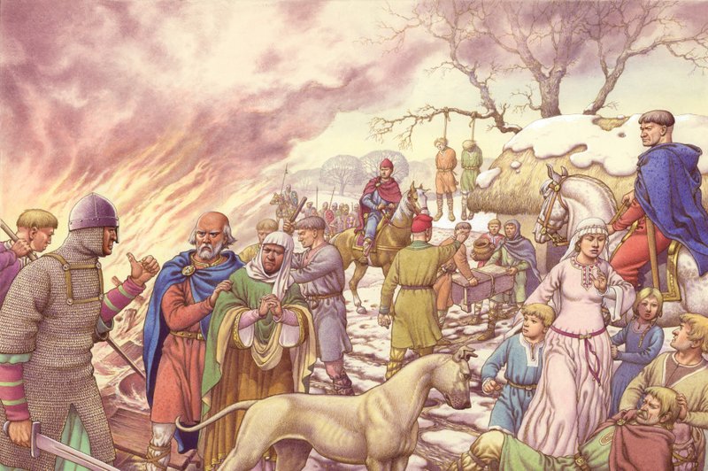 The harrying of the north by Pat (1907 95) Nicolle