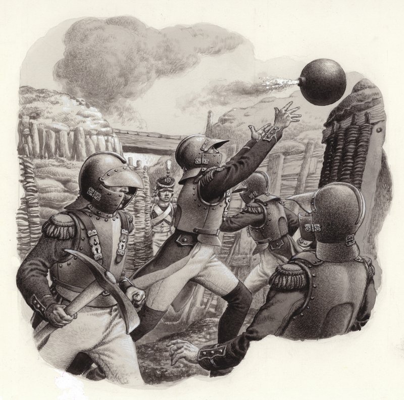 The soldiers of genius of Napoleon