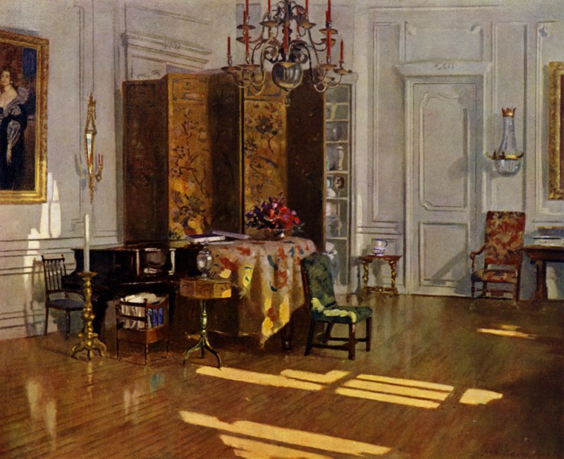 Drawing Room, Hyndford, North Berwick by Patrick William Adam