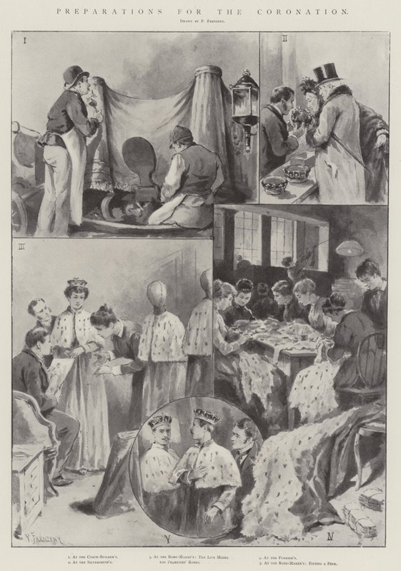 Preparations for the Coronation by Paul Frenzeny