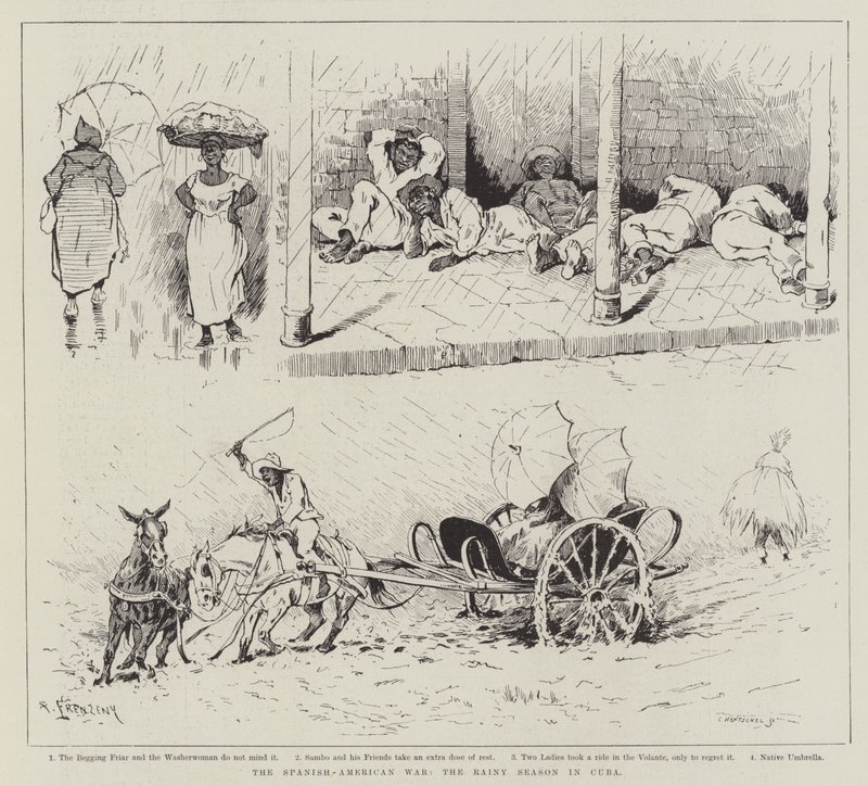 The Spanish-American War, the Rainy Season in Cuba by Paul Frenzeny