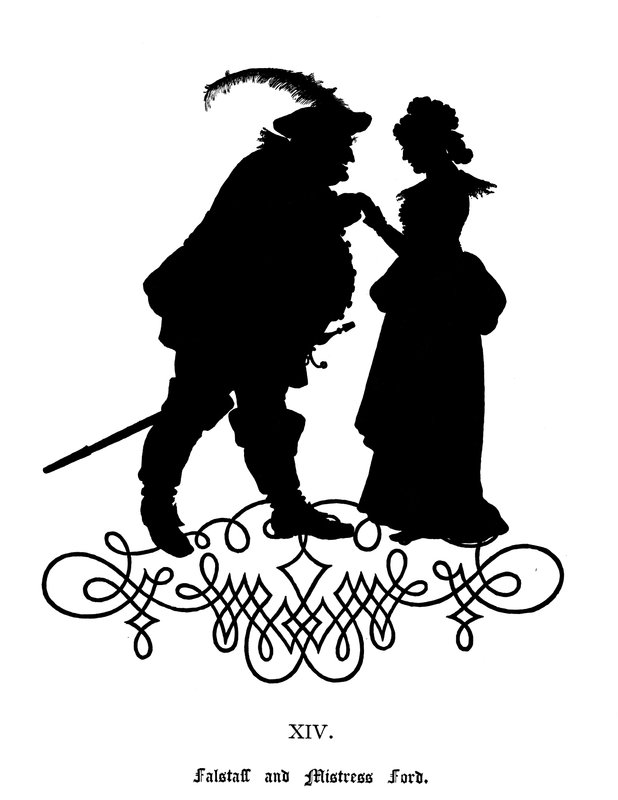 Falstaff and Mistress Ford by Paul Konewka