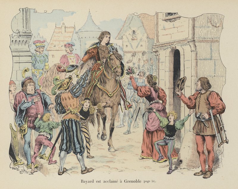 The Chevalier de Bayard Acclaimed on His Arrival in Grenoble, France by Paul de Semant