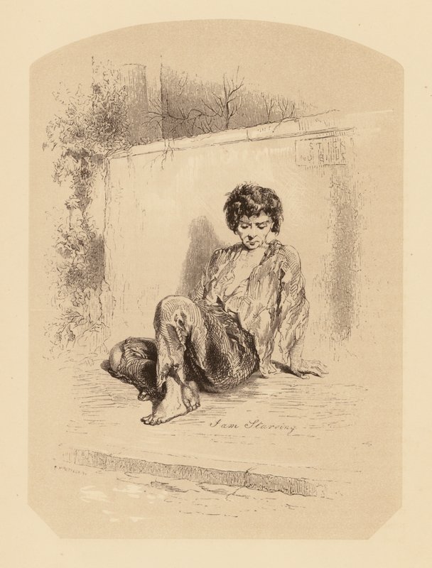 Gavarni in London: The Street Beggar by Paul (after) Gavarni